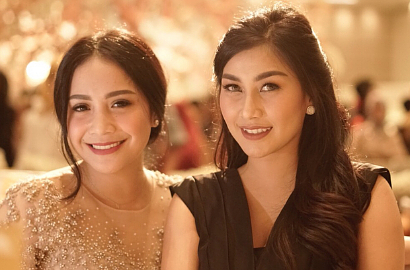 Nagita Tampil Ala Artis Korea Bareng Adik Raffi, Fans Ayu Ting Ting: Cantik Editan