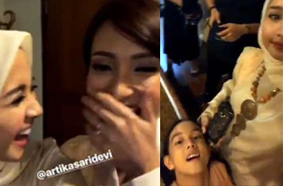 Digoda Artika Sari Devi Soal Sudah Menikah, Laudya Cynthia Bella Malu-Malu