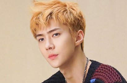 Rambut Pirang dan Punya Stiker Kuku, Sehun Super Keren di Pemotretan Ini
