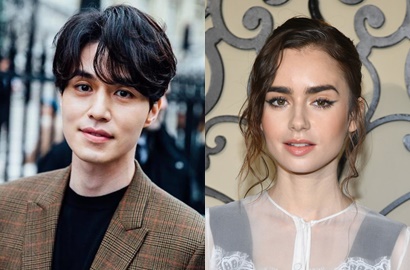 Hadiri Paris Fashion Week, Lee Dong Wook Senyum Manis Foto Bareng Lily Collins
