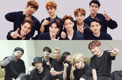 EXO-BTS Bakal Sepanggung di Konser H-100 Olimpiade Musim Dingin