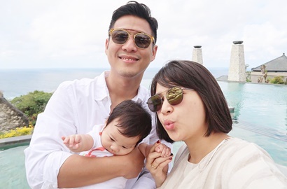 Pose Melet Unyu, Putri Titian Lebih Cocok Jadi Kakak untuk Anaknya