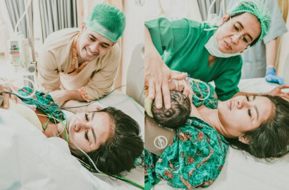 Baru Usia 3 Hari, Bayi Olla Ramlan Cantik dan Jago Pose di Foto Perdana