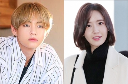 Selfie Bareng Yoona, V Disebut Fanboy Paling Beruntung Sedunia