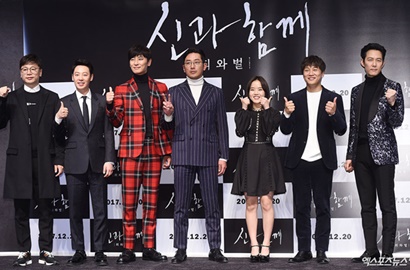 Jumpa Pers 'Along With Gods' Bareng Lee Jung Jae cs, Joo Ji Hoon Pede Tampil Mencolok