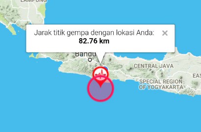 Gempa 6,9 SR Guncang Tasikmalaya, Getaran Terasa Hingga Jakarta