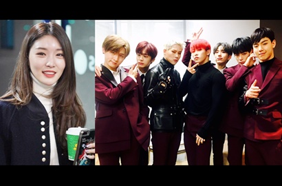 Dapat Penghargaan, Chung Ha-Monsta X Sumringah di Korea First Brand Awards 2018