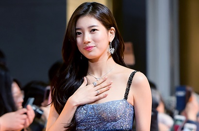 Tak Pakai Make Up, Cantiknya Suzy di Bandara Dijamin Bikin Meleleh