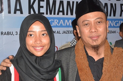 Ajak Anak Saat Jalani Misi Kemanusiaan untuk Palestina, Ini Alasan Mulia Opick