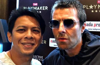 Ketemu Liam Gallagher, Kocaknya Ariel NOAH Ajak Sang Idola Pose Seperti Ini