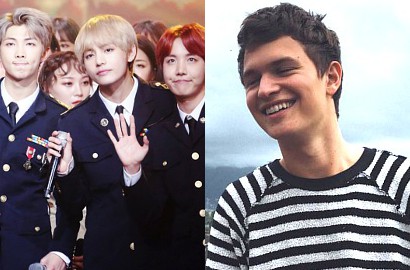 Makin Akrab, Seperti Ini Serunya V-RM BTS dan Ansel Elgort Reuni di Seoul