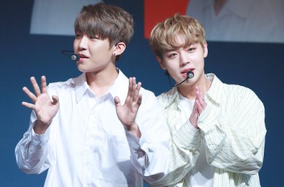 Usai Kontroversi, Jihoon-Woojin Wanna One Super Kompak di Pemotretan Ini