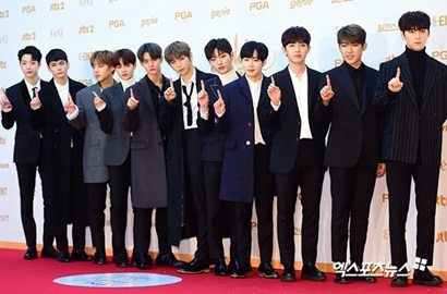 Tetap Ganteng, Wanna One Tiba di Bandara Indonesia dengan Penjagaan Ketat
