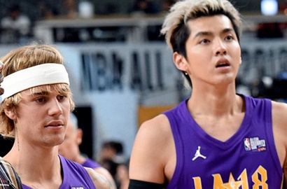 Tergabung di 1 Tim Basket, Interaksi Kris dan Justin Bieber Bikin Heboh