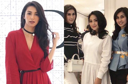 Nagita Adu Cantik Bareng Velove Vexia di Acara Butik Kelas Dunia, Raffi: Geng Belanja