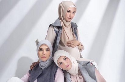 Shireen Sungkar Pemotretan Kehamilan Bareng Zee Zee Shahab dan Zaskia Adya Mecca