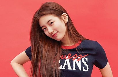 Umbar Kulit Mulus, Intip Cantiknya Suzy di Pemotretan Terbaru