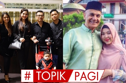Raut Tegang Azriel-Raul Foto Bareng Jadi Sorotan, Ibu Tiri Shireen Sungkar Hamil? - Topik Pagi