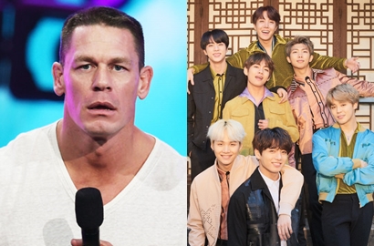 Fanboy Beruntung, Army Heboh Tweet John Cena Ini Dibalas Oleh BTS