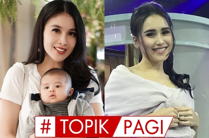 Aura Tampan Bayi Sandra Dewi, Heboh Ayu Ting Ting Dikatai Nagita Kampungan - Topik Pagi