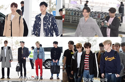 Meski dengan Member Tak Lengkap, SuJu-EXO dan NCT Cs Ceria Berangkat ke Dubai