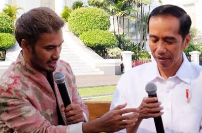 Video Viral, JFlow Ungkap Alasan Presiden Jokowi Bersedia Nge-Rap
