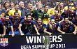 Piala Super Eropa: Cesc Fabregas dan Lionel Messi Sumbang Kemenangan