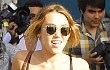 Miley Cyrus Pakai Gaun Seksi untuk Olahraga