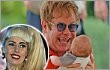 Lady GaGa Hadiahi Anak Elton John Buku Cerita Karya Sendiri