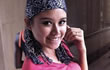 Ines Putri Pakai Syal Batik di Kompetisi Sports Miss World 2012