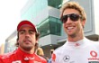 Jenson Button Remehkan Kekuatan Ferrari dan Fernando Alonso