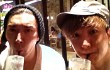 Foto Leeteuk dan Siwon Rehat Usai Main Basket