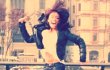 Agnes Monica Pajang Foto Penuh Semangat Saat di Shanghai