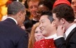 Foto PSY Salaman dengan Presiden Obama di Konser Natal