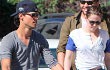 Kristen Stewart dan Taylor Lautner Kepergok Main Bisbol Bareng