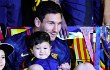 Tak Dimainkan, Lionel Messi Bangga Berseragam Saat Selebrasi Trofi La Liga